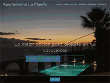 Tablet Screenshot of apartamentoslamuralla.com